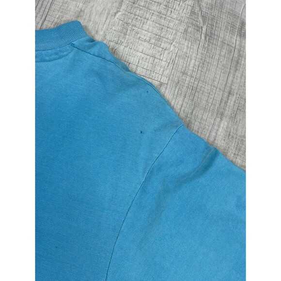 Vintage 80s Ocean Pacific Frank Sinatra Shirt Large Surf Comp Blue Beach Rare V - Picture 11 of 14